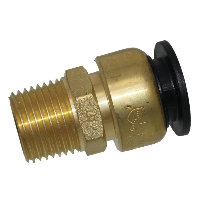 1/2″ CTS x 1/2″ NPT Lead Free Brass Male Connector