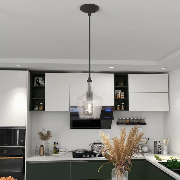 1- Light Line Teardrop Pendant