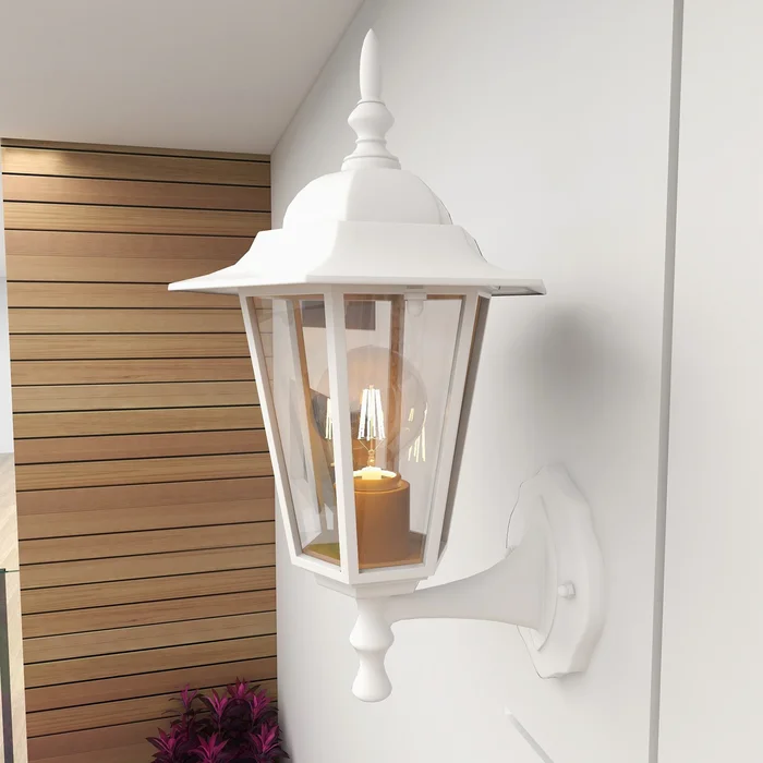 1-Outdoor Wall Lantern Waterproof Sconce Light Fixture for Patio Yard