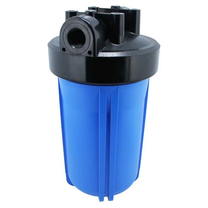 10″ Neo-Pure Big Flow Filter Housing Blue Sump/Black Cap 3/4″ without Pressure Relief