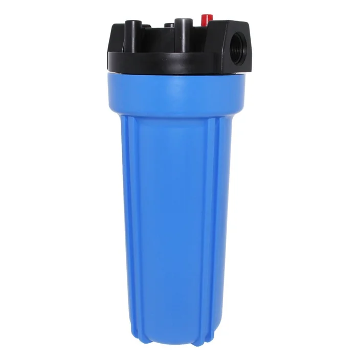 10″ Neo-Pure Standard Water Filter Housing Black/Blue with Pressure Relief – 3/4″ FPT