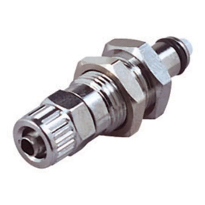 18600 NSF Valved Panel Mount Coupling Insert 1/4 PTF