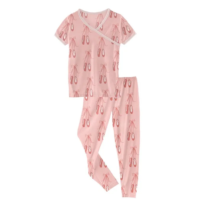 2 Piece Kimono Pajama (Short Sleeve) – Baby Rose Ballet