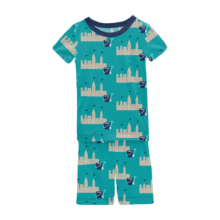 2 Piece Pajama Set (Short Sleeves + Shorts) – Neptune Sandcastles