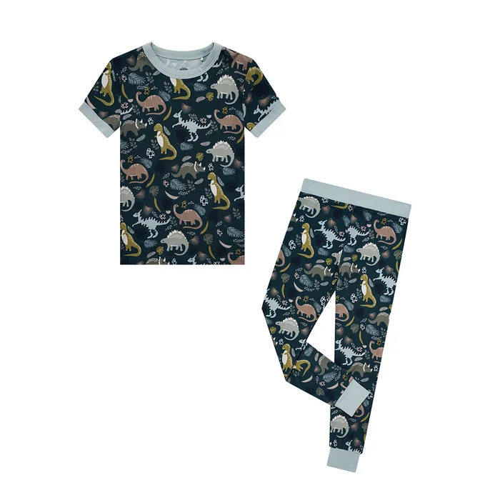 2 Piece Pajama (Short Sleeve) – Prehistoric Friends