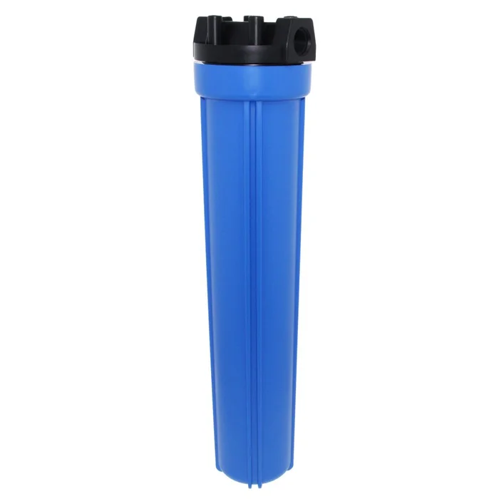 20″ Neo-Pure Standard Water Filter Housing Black/Blue without Pressure Relief – 3/4″ FPT