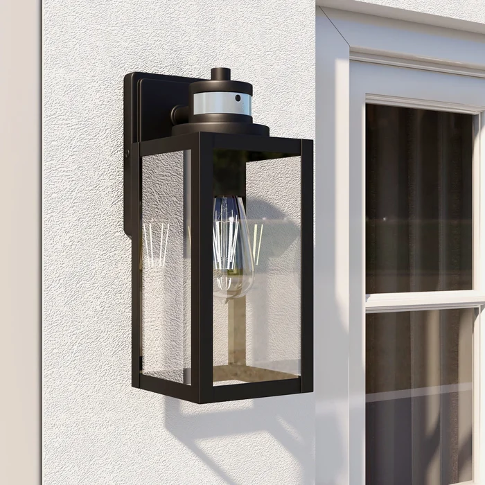 2Pack-1 Light Outdoor Wall Light Motion Sensor – 5″x6.61″x12.64″