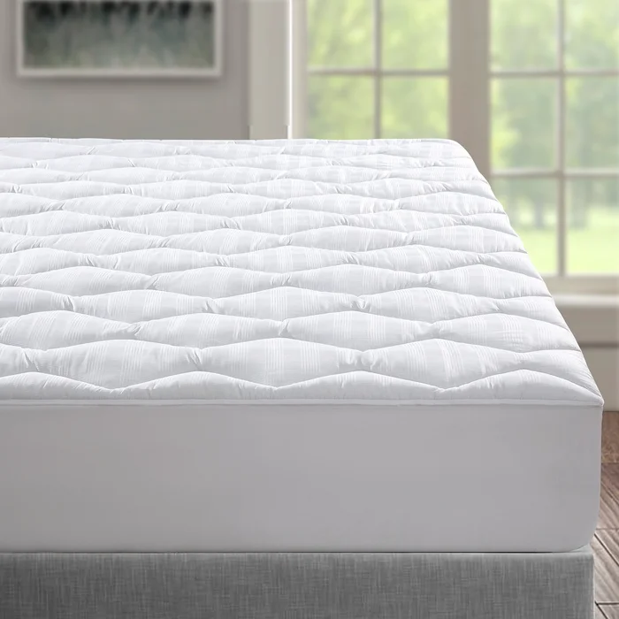500 Thread Count Down Alternative Mattress Pad – White