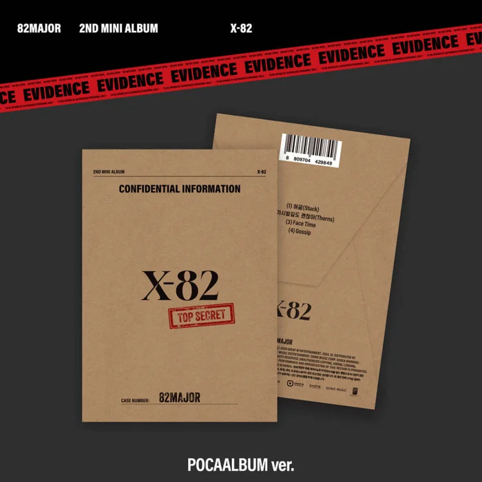 82MAJOR – 2ND MINI ALBUM [X-82] (POCA)