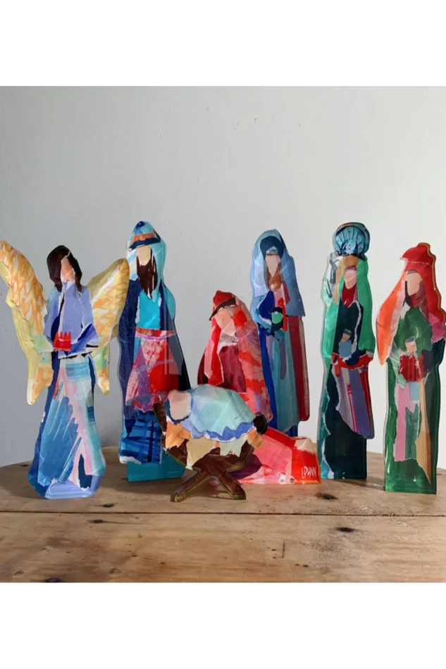 ACRYLIC NATIVITY SET SMALL