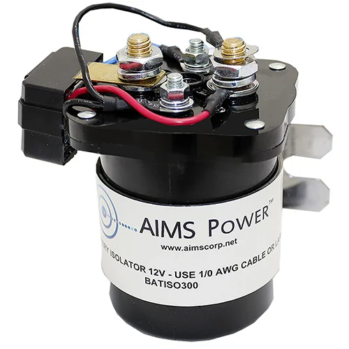 AIMS Power, BATISO300, Dual Sensing Smart Battery Isolator 300 Amp