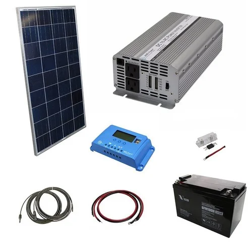 AIMS Power, KITB-125012120-A1, 120 Watt Solar Kit – 1250 Watt Inverter