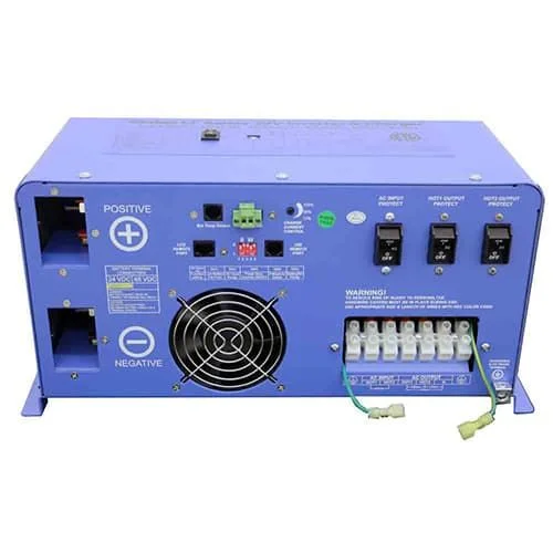 AIMS Power, PICOGLF6024240SUL, 6000 Watt Pure Sine Inverter Charger 24Vdc To 120/240Vac Output Listed To Ul 458/CSA