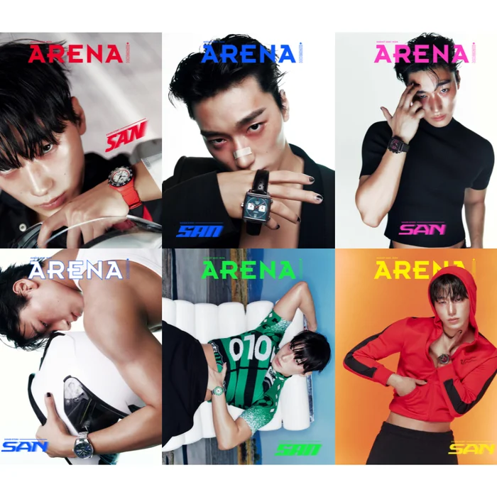 ATEEZ San – Arena Homme Magazine 2025 August Issue