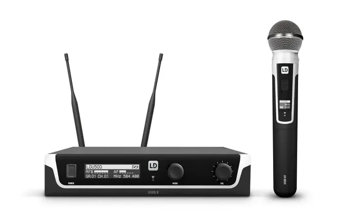 B-Stock: LD Systems U505 HHD, Wireless Microphone System with Dynamic Handheld Microphone, 514 – 542 MHz, US Power