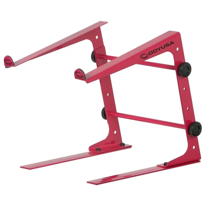 B-Stock: Odyssey LSTANDSRED, DJ Table Top Laptop Stand – Red