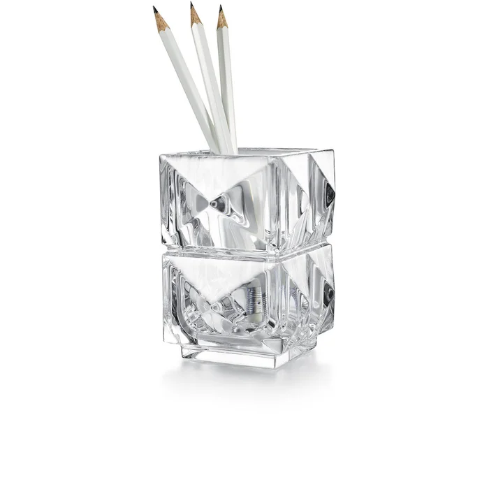 Baccarat Louxor Clear Vase/ Pencil Box