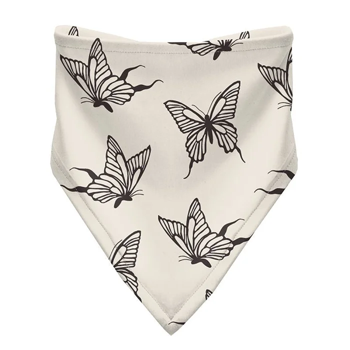 Bandana Bib – Natural Swallowtail