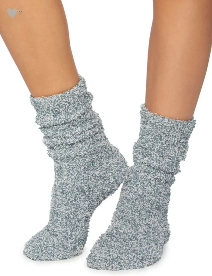 Barefoot Dreams Cozychic Heathered Socks, Assorted
