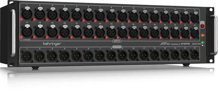 Behringer S32 Remote-Controllable Midas Preamps, With Networking SuperMAC Technology
