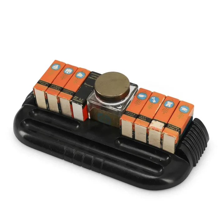 Black Vintage Acrylic Desk Organizer