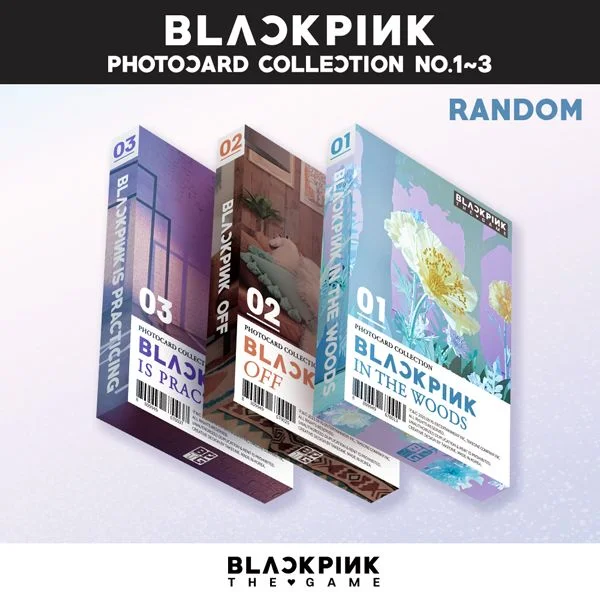BLACKPINK – THE GAME PHOTOCARD COLLECTION No.1~3 (RANDOM VER.)