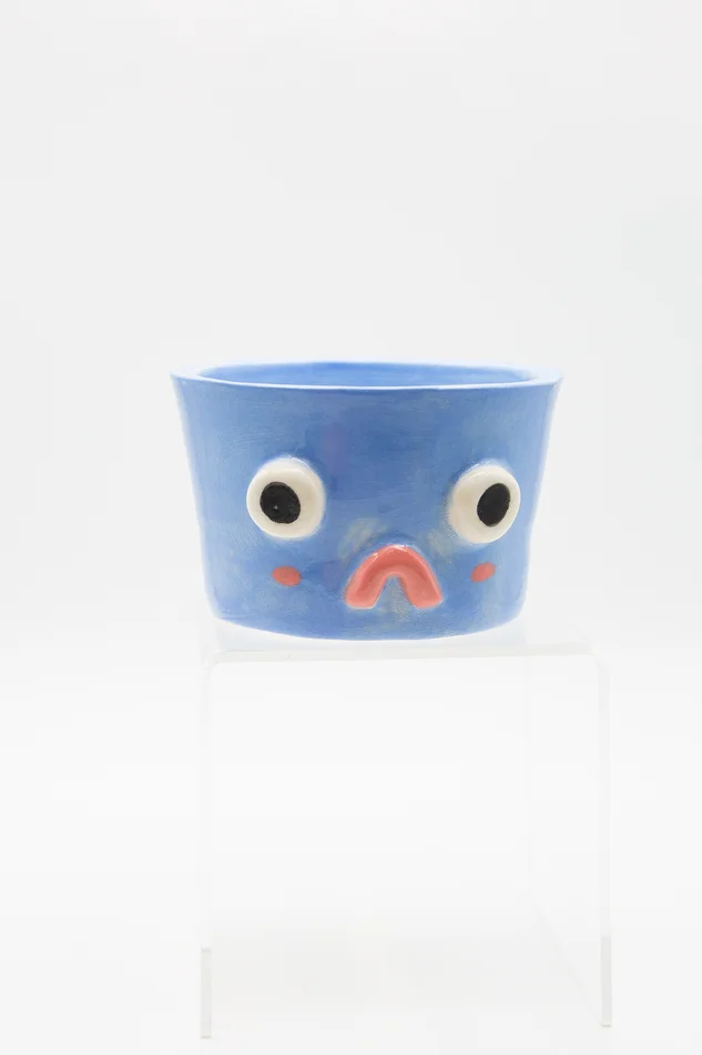 Blue Sadness Ceramic Bowl by Alana Bohni