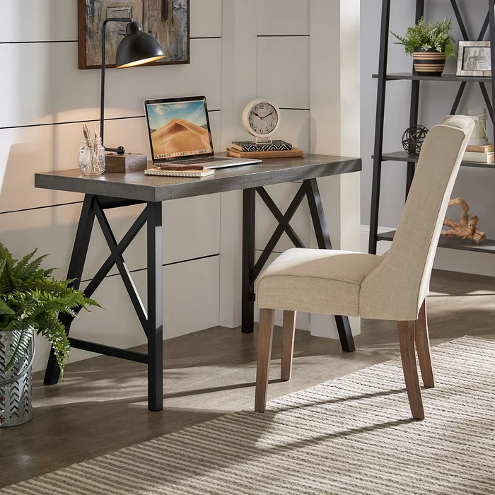 Bryson Rustic X-Base Desk by iNSPIRE Q Classic