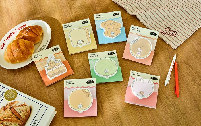 BT21 – Baby Bakery Shop MD Sticky Memo Notepads