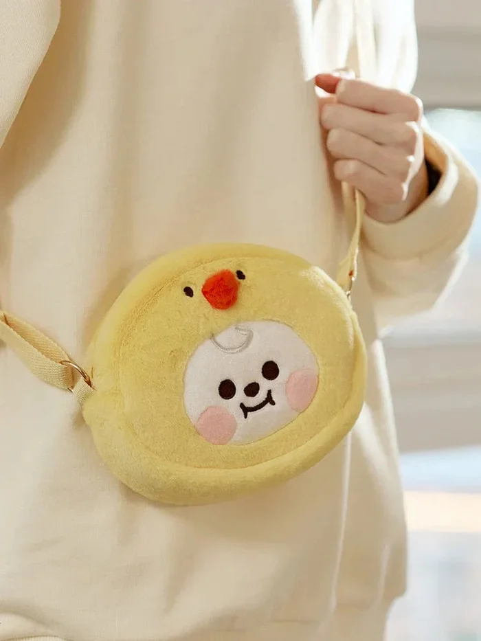 BT21 – Baby Fluffy Face Doll Cross Bag