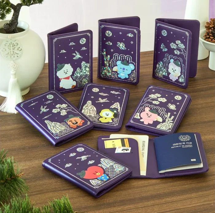 BT21 – Premium K Edition Mother of Pearl Graphic Passport Case