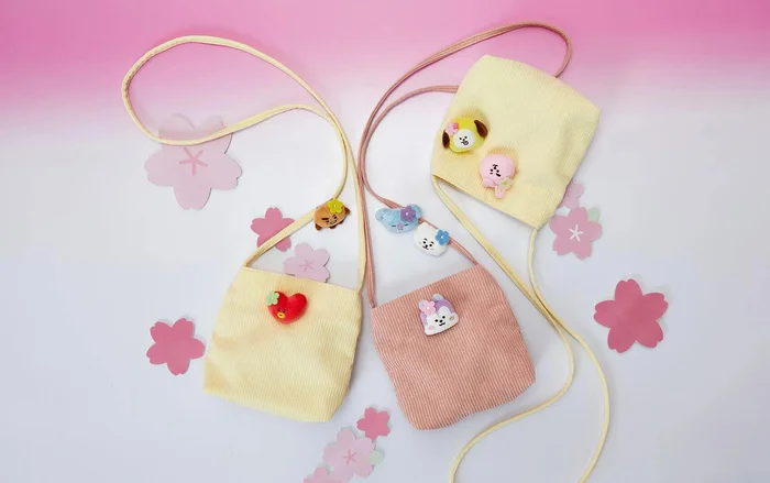 BT21 – Spring Days Mini Corduroy Crossbody Bag
