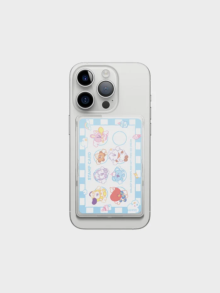 BTS x BT21 – On The Cloud Collection Elago Mac Safe Clear Card Pocket