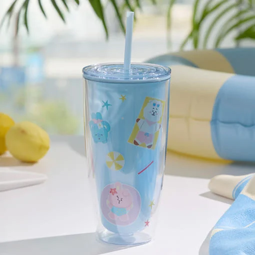 BTS x BT21 – Splash Edition Cold Cup (720ml)