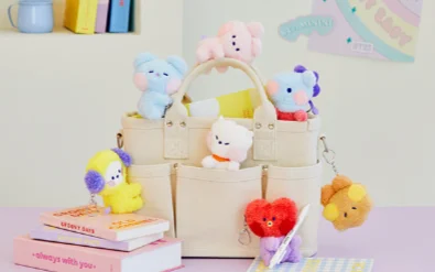 BTS x BT21 Minini Plush Keyring