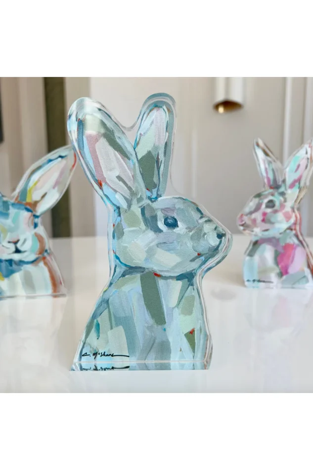 BUNNY LOVE ACRYLIC BLOCK/LARGE