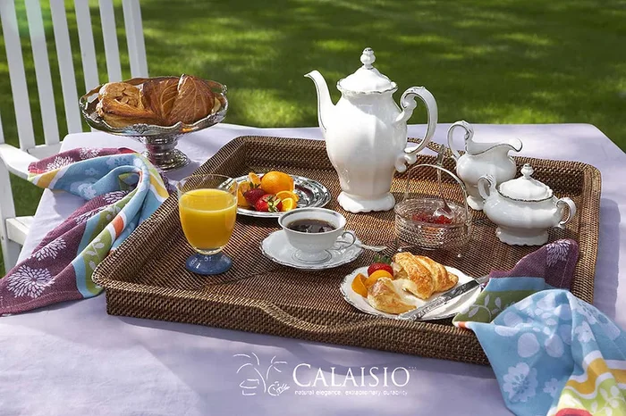 Calaisio Large Square Tray With Handles