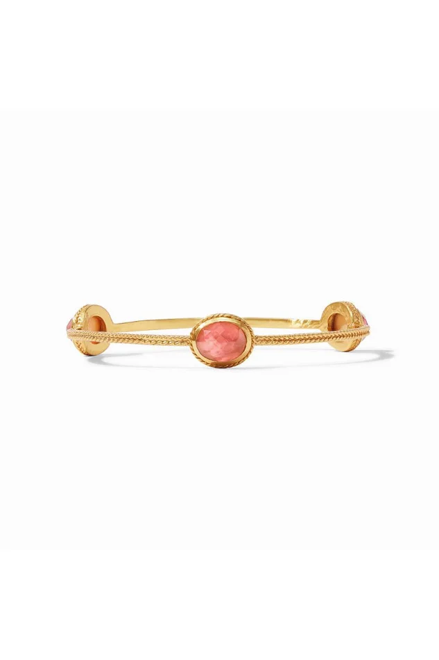 Calypso Bangle -Gold/Iridescent Rouge – Large