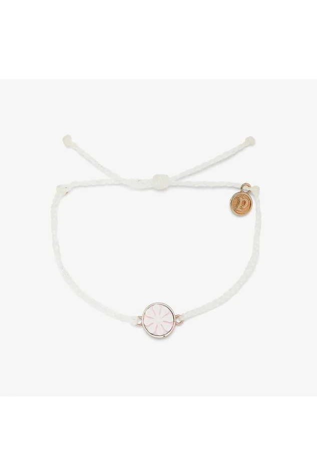 Cameo Rose Gold Bracelet-White