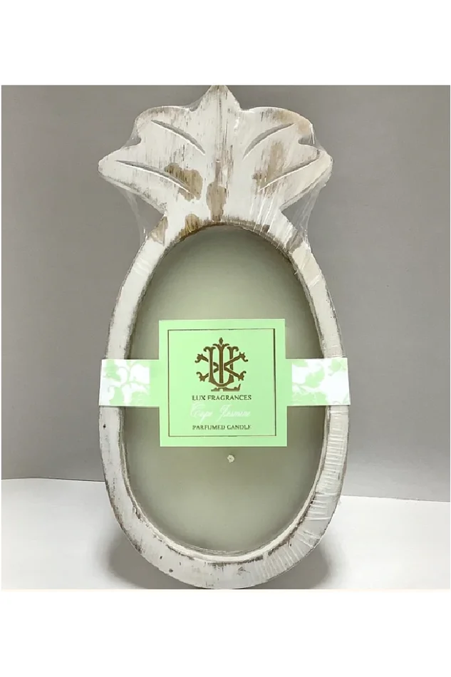 CAPE JASMINE-PINEAPPLE DOUGH BOWL