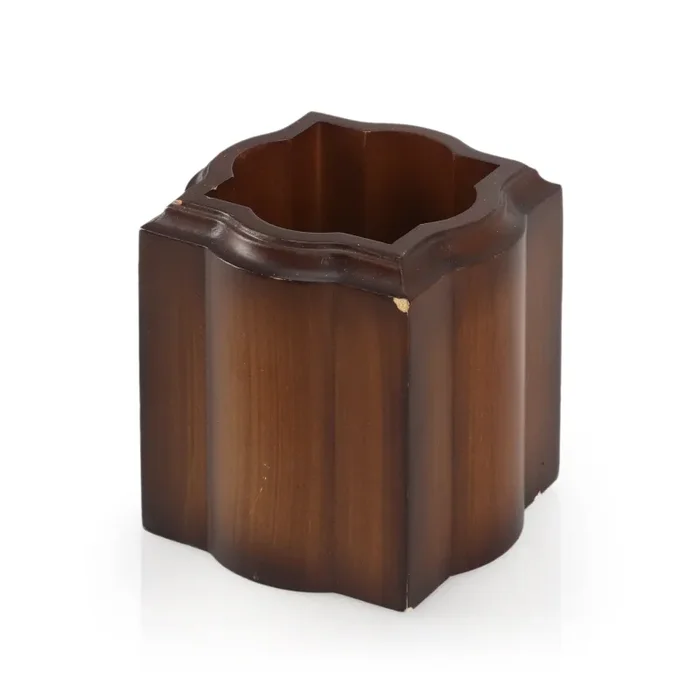 Carved Wood Pen Holder Cup Online Hot Sale