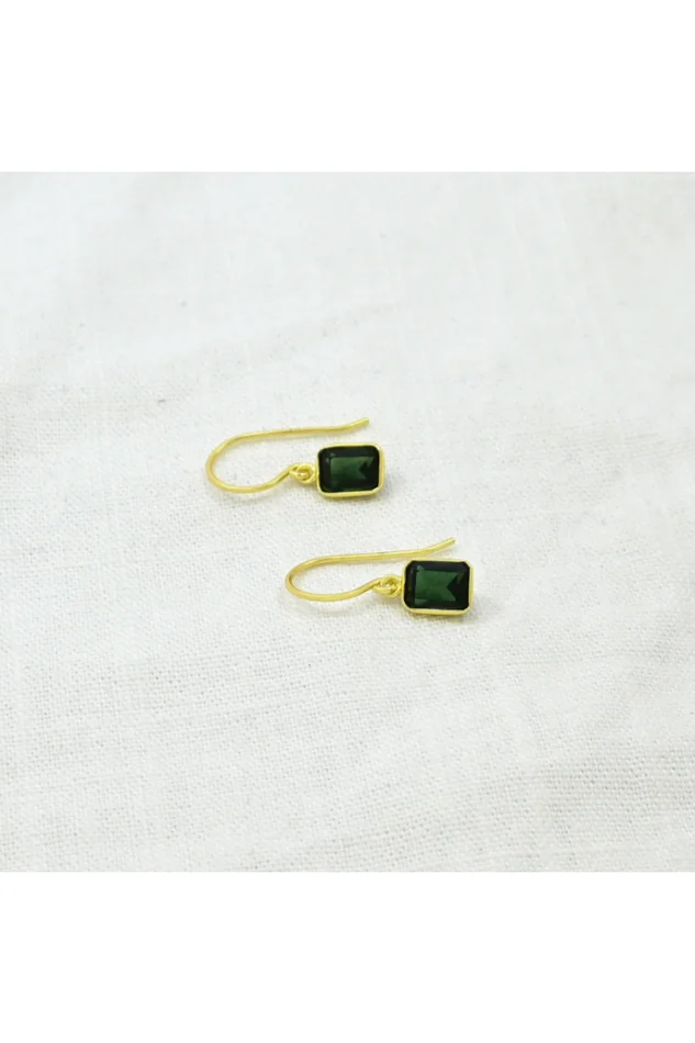 CELESTE EARRING GREEN TOURMALINE
