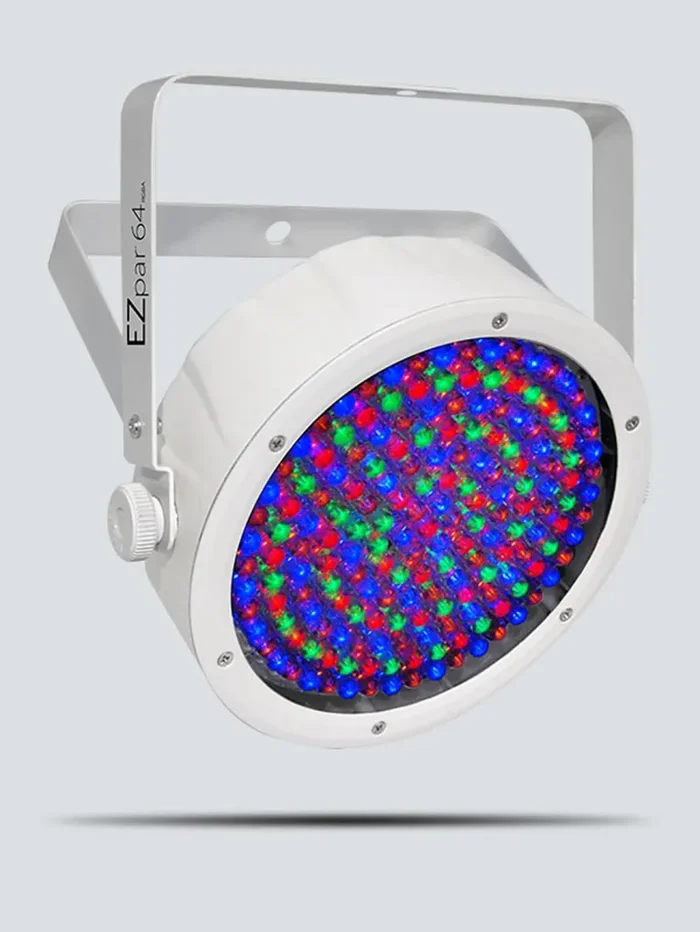 Chauvet DJ EZPAR64RGBAWHT EZpar 64 RGBA Battery-Powered LED Wash Light – White | LED Lighting