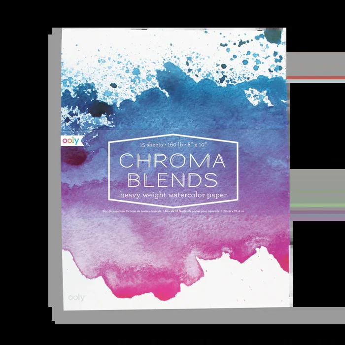 Chroma Blends – Heavyweight Watercolor Paper (15 pages)