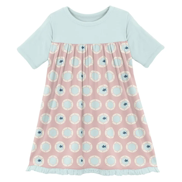 Classic Swing Dress (Short Sleeve) – Baby Rose Porthole