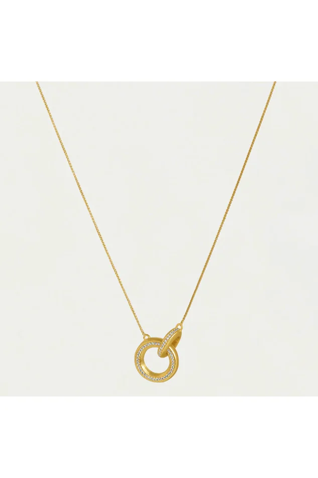 Colette Pavé Hoop Pendant