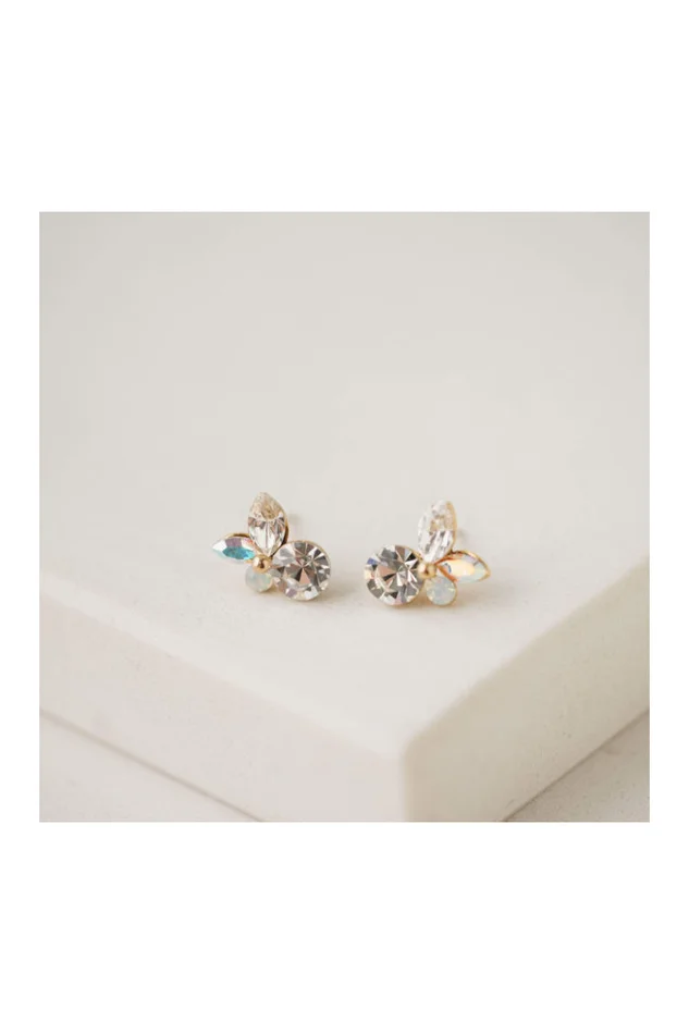 CORSAGE POST EARRINGS