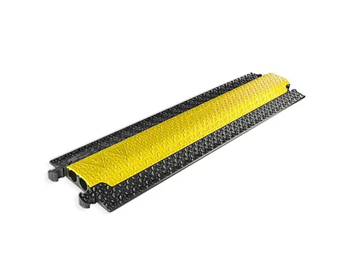 Defender 86100, 2 Channels Medium Duty Cable Protector – Black/Yellow