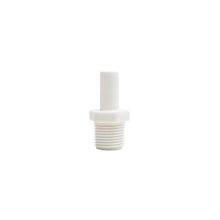 DMfit Stem Adapter Acetal White – 1/2 Stem OD x 1/2″ NPTF