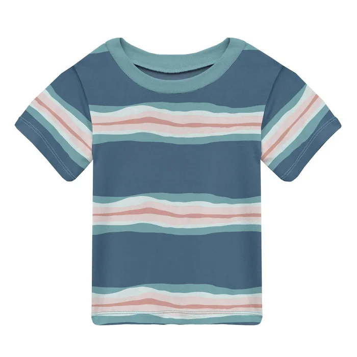 Easy Fit Crew Neck Tee (Short Sleeve) – Abstract Prismatic Spring